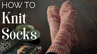 TUTORIAL How to KNIT SOCKS [upl. by Cecilia]