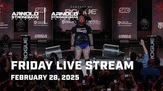 Full Friday Live Stream  2025 Arnold Strongman Classic [upl. by Oirogerg]