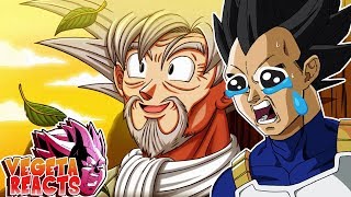 Vegeta Reacts To Old Man Gokus Last Day in Life [upl. by Ldnek]