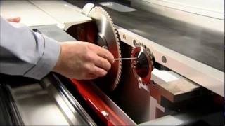 Altendorf Panel Saw Rapido Scoring System [upl. by Aurora]