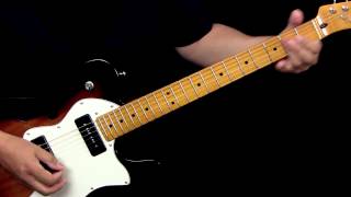 Fender Modern Player Tele Thinline Deluxe Demo [upl. by Ailedo]