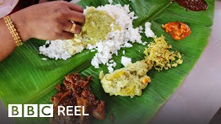 How to eat Indian food like a local  BBC REEL [upl. by Pangaro]