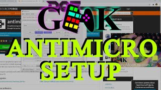 GMK Keyboard Joystick AntiMicro Setup  Load Configuration files amgp [upl. by Riddle]