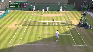 2015 Day 9 Highlights Stanislas Wawrinka vs Richard Gasquet quarterfinal [upl. by Adiv]