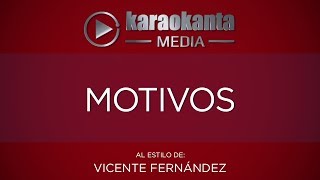 Karaokanta  Vicente Fernández  Motivos [upl. by Wallace]