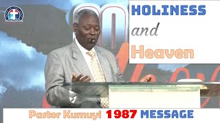 Pst Kumuyi Holiness and Heaven 1987 From the Archives [upl. by Ilegna]