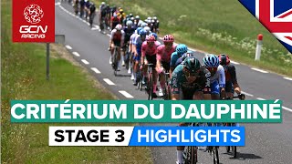 A Controversial Finish For The Sprinters  Critérium Du Dauphiné 2023 Highlights  Stage 3 [upl. by Notneiuq156]