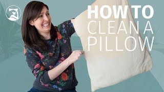 How To Clean Your Pillow  Its Easy [upl. by Lindo618]