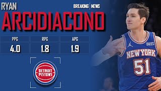 DETROIT PISTONS Ryan Arcidiacono ᴴᴰ [upl. by Elnore211]