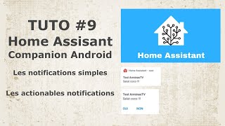 TUTO 9  Les différentes notifications avec Home Assistant Companion Mobile [upl. by Nospmoht]