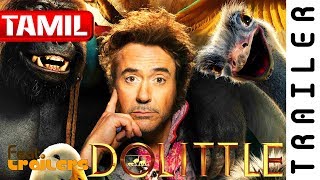 Dolittle 2020 Official Tamil Trailer 1  FeatTrailers [upl. by Wallie764]