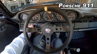 FIRST START Air Cooled Porsche 911 Carrera POV Drive Binaural Audio [upl. by Vikky]