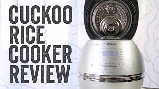 CUCKOO RICE COOKER PRODUCT REVIEW  DHSR0609F  Chef Julie Yoon [upl. by Nidraj64]