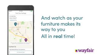 Wayfair  Day of Delivery Tracking [upl. by Pevzner105]