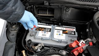 MercedesBenz  RemoveInstall Battery in 10 Minutes [upl. by Dnalwor]