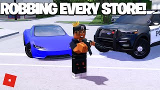 ROBBING EVERY STORE IN ROBLOX SOUTHWEST FLORIDA [upl. by Prinz465]