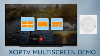 XCIPTV Multi Screen Demo [upl. by Aeila]