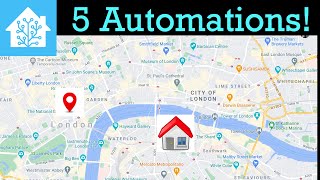 5 Automations with Presence Detection amp Zones in Home Assistant [upl. by Ahsienar51]