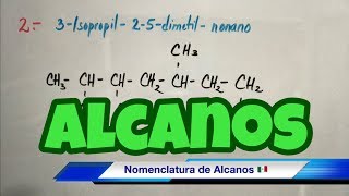 Nomenclatura de ALCANOS paso a paso [upl. by Pedrotti]