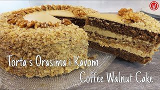 Torta s Orasima i Kavom  Coffee Walnut Cake [upl. by Raynata]