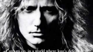 David Coverdale  quotThe Last Note of Freedomquot 1990 [upl. by Rivard]