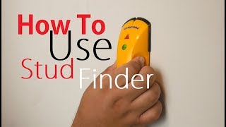 How To Use A Stud Finder Simple Easy [upl. by Hgiel]