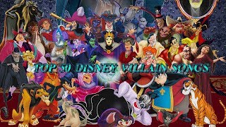 Top 50 Disney villain songs [upl. by Riamo]