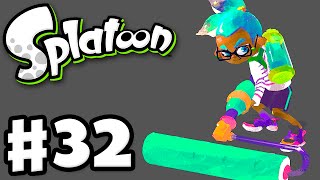 Splatoon  Gameplay Walkthrough Part 32  Back to the Carbon Roller Nintendo Wii U [upl. by Aihsit]