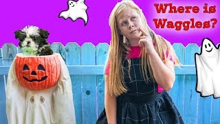 Assistant Hunts for Wiggles and Waggles in Halloween Town [upl. by Ettelrahc]