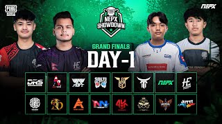 PUBG Mobile NEPX Showdown  Grand Finals Day 1 [upl. by Romalda]