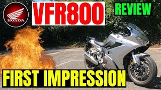 HONDA VFR800 2018  Review  First impression [upl. by Gemmell]