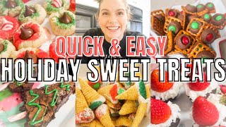 QUICK amp EASY HOLIDAY SWEET TREATS CHRISTMAS DESSERTS ON A BUDGET [upl. by Panther879]