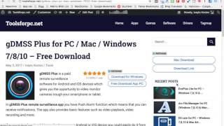 gDMSS plus for Windows and Mac  Free Download [upl. by Yarb271]