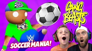 Soccer Mania WRESTLERS in Gang Beasts 3 KCity GAMING [upl. by Watson]