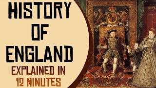 History of England Explained in 12 Minutes [upl. by Herzen]