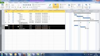MS PROJECT 201020132016 VINCULAR TAREAS 11 [upl. by Jaf]