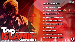 Top Islamic Qawwalies  Audio Jukebox  Nusrat Fateh Ali Khan  Complete Qawwalies  OSA Worldwide [upl. by Aihpled7]