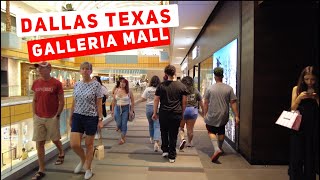 Dallas Texas  Galleria Shopping Mall  USA Weekend Walk [upl. by Mcintosh]