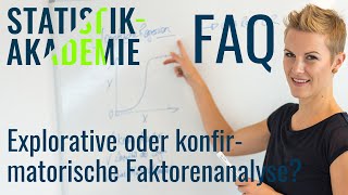 Explorative oder konfirmatorische Faktorenanalyse [upl. by Tloc309]