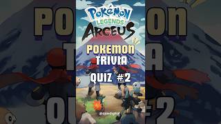 Pokemon Legends Arceus Trivia Challenge [upl. by Arodasi]