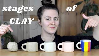 Understand the 6 stages of CLAY  Pottery for Beginners [upl. by Peters663]