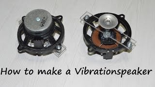 How to make a vibration speaker Omnidirectional design [upl. by Hajar]