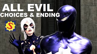 All Evil Choices and Evil Ending  SpiderMan Web of Shadows [upl. by Ttevi712]