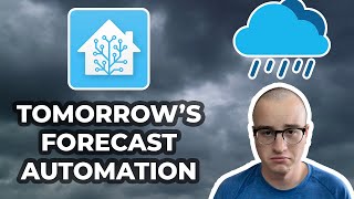 Tomorrows forecast notification in Home Assistant  EASY [upl. by Kenon]