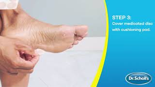 Dr Scholls  How To Use CLEAR Away® Wart Remover Plantar for Feet [upl. by Dorcas]