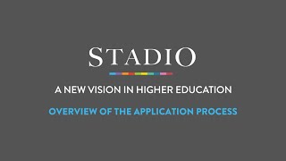 How to Apply at STADIO Overview [upl. by Ayitahs]