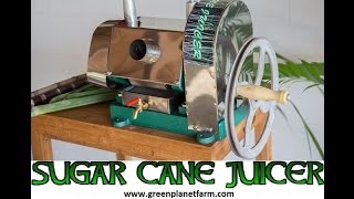 Green Planet Farm Presents How to Juice Sugar Cane [upl. by Oys]