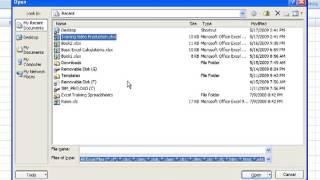 Excel HowTo How to Open Excel Files [upl. by Nohsreg476]