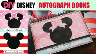 DIY Disney Autograph books for Disneyland and Disneyworld [upl. by Hobbie353]