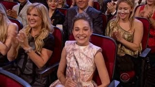 Maddie Ziegler  Peoples Choice Awards 2016 [upl. by Wootten]